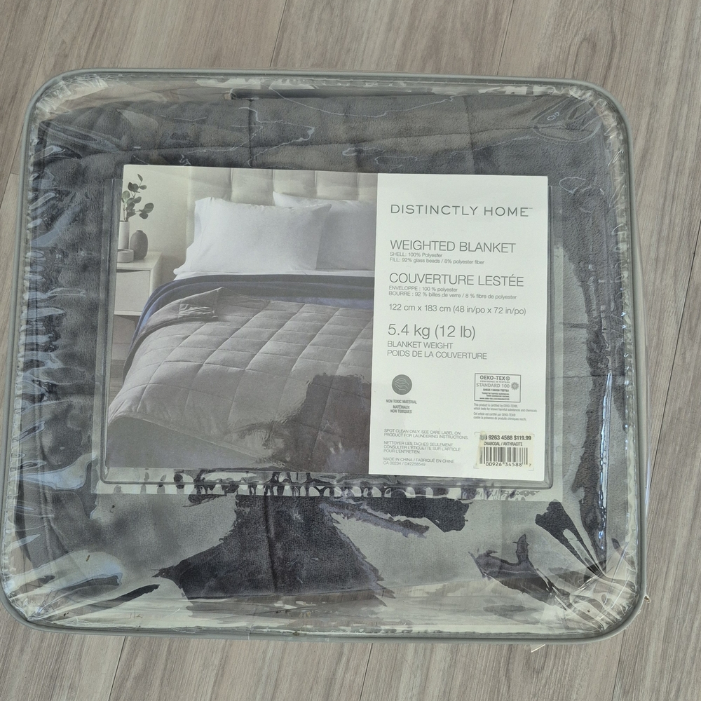 Weighted Blanket - Charcoal Gray